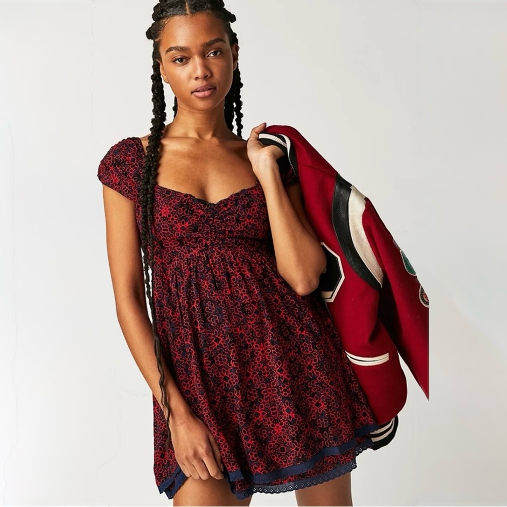 Free People Tabitha Red Dress